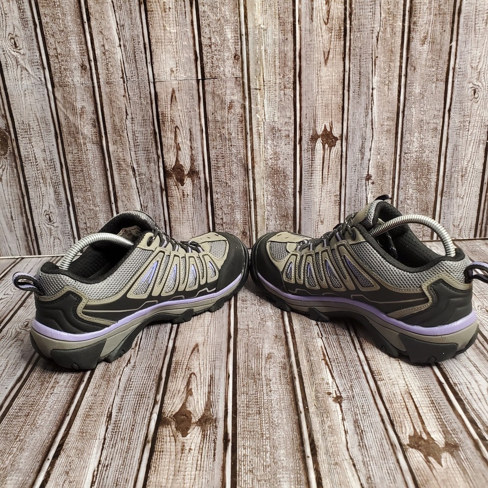 Women's Nautilus Alloy Toe Safety Boots Waterproof  Black Purple Size 9.5 W - Picture 6 of 12